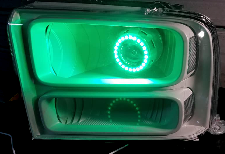 2005-2007 Ford F250/F350 Superduty Halo Headlights