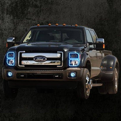 2011-2016 Ford F250/F350 Superduty Custom RGB Halo Headlights
